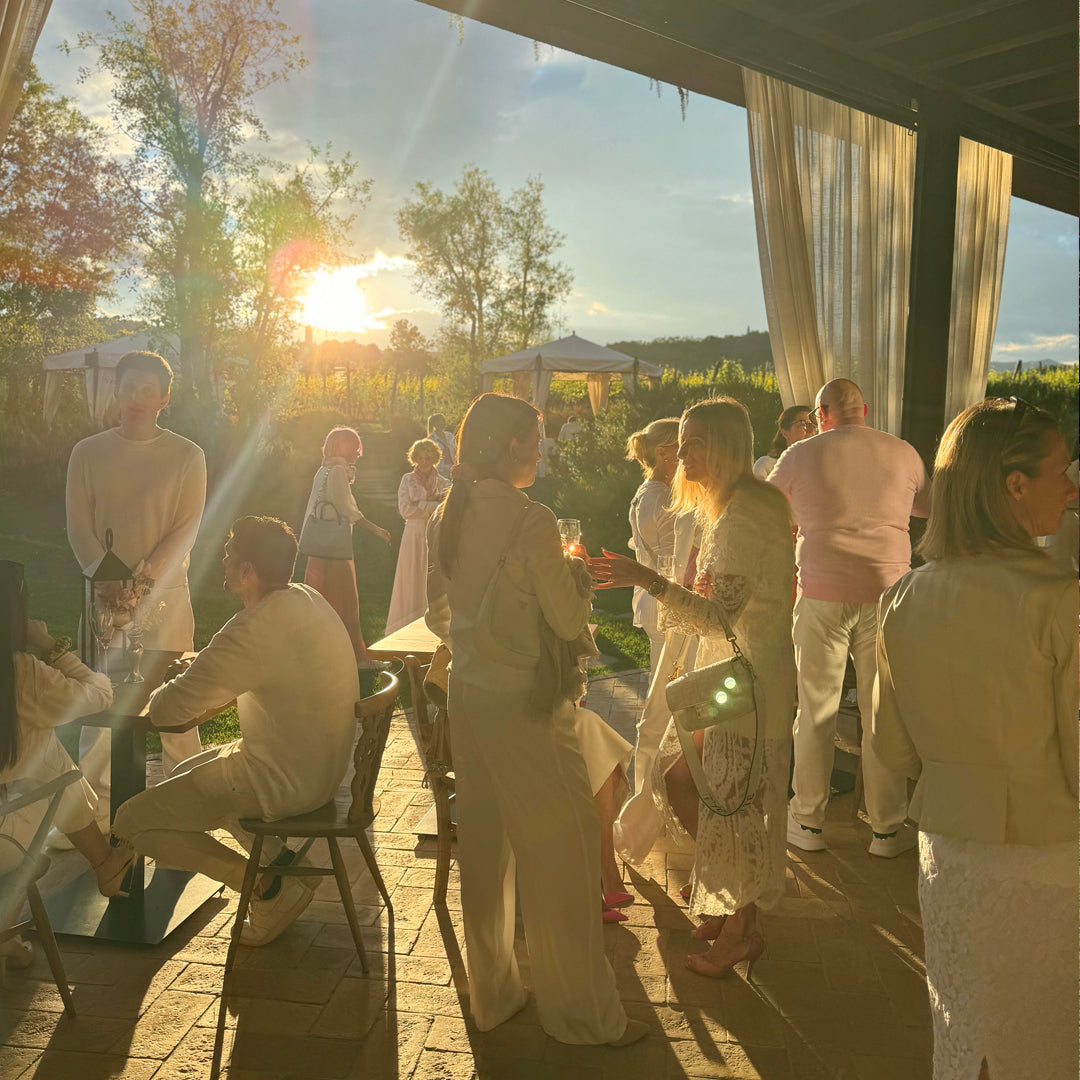 White Dinner in the Vineyard