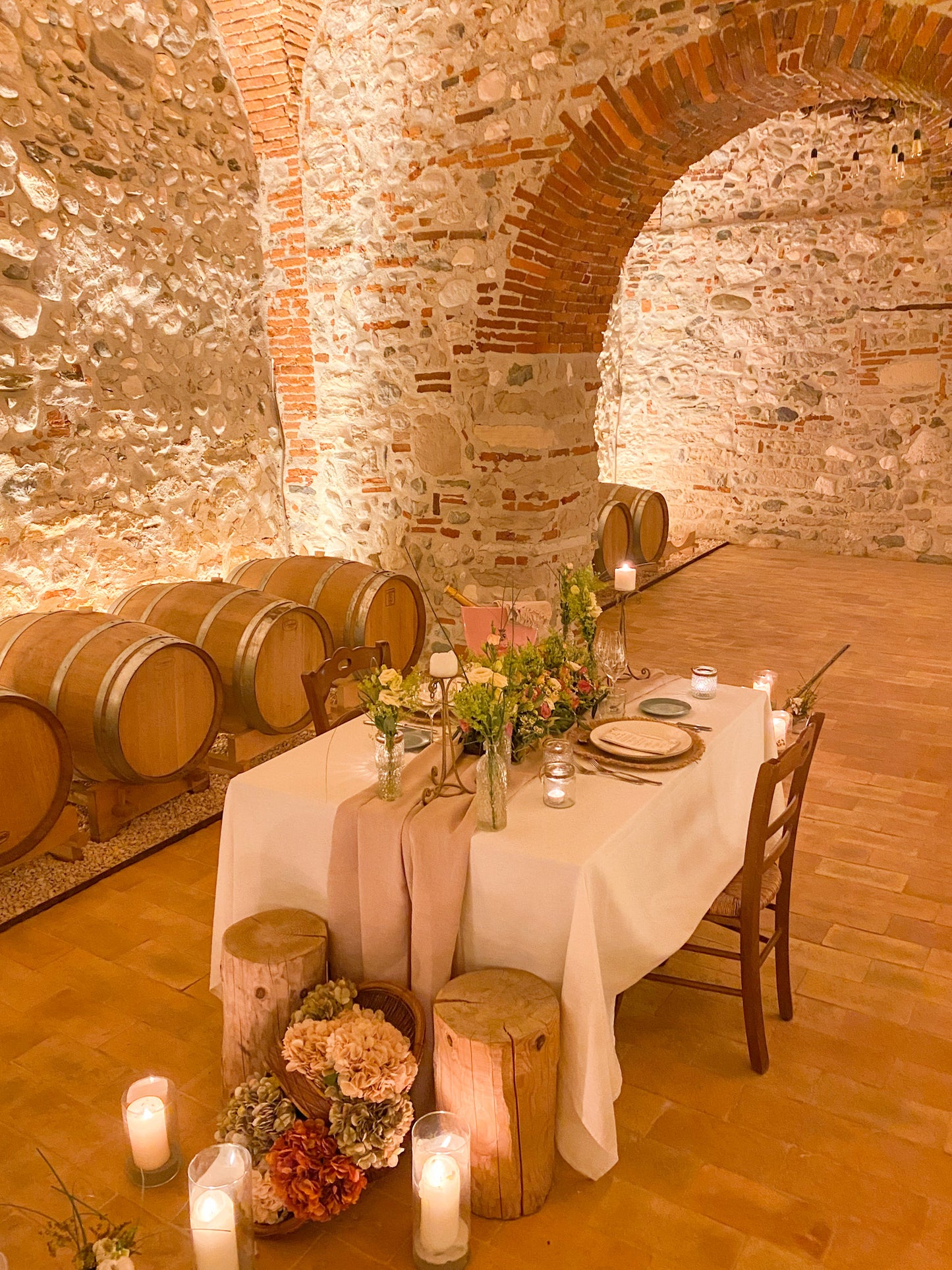 Cena Romantica in Barricaia