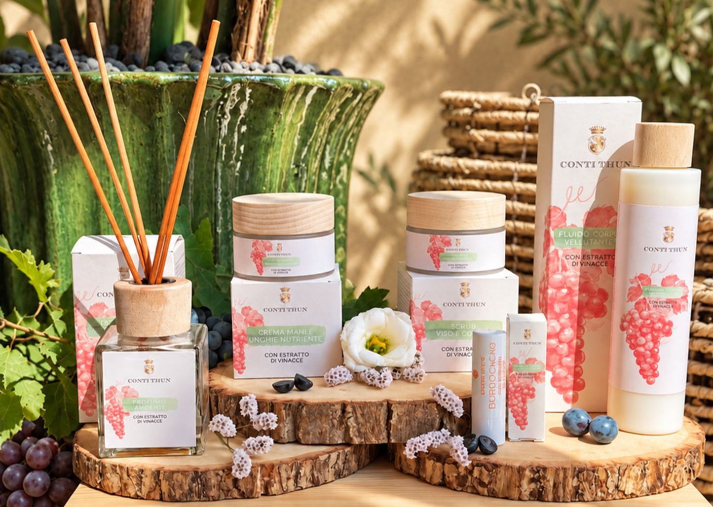 La bellezza che nasce dall’uva: i cosmetici Conti Thun