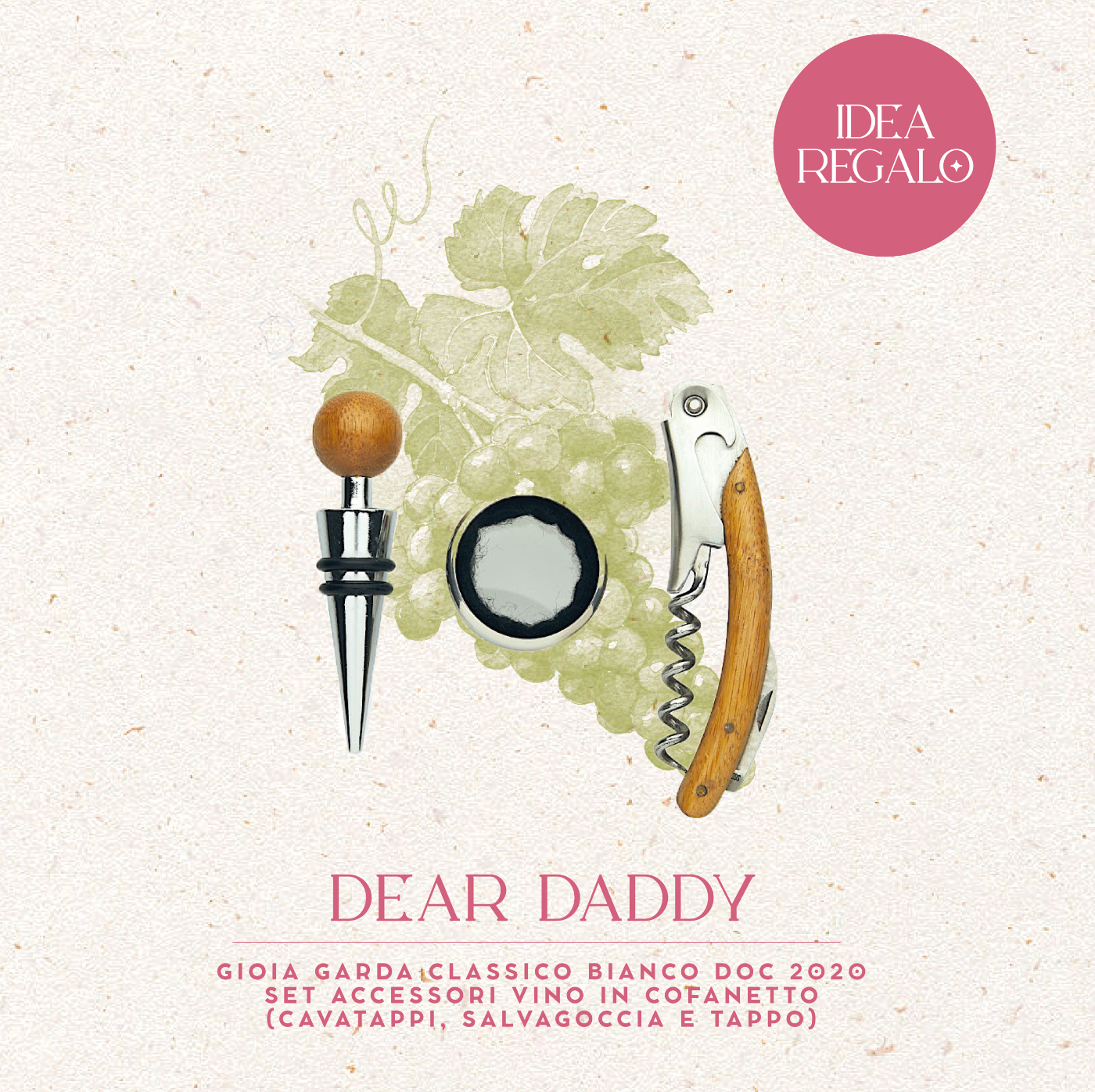 
                  
                    DEAR DADDY - Riesling Gioia and wine accessories box
                  
                